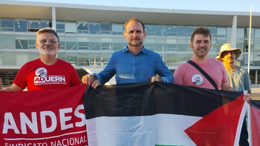 Adufms participa de mobilização do Andes-SN contra cortes orçamentários e cumprimento de acordo de greve