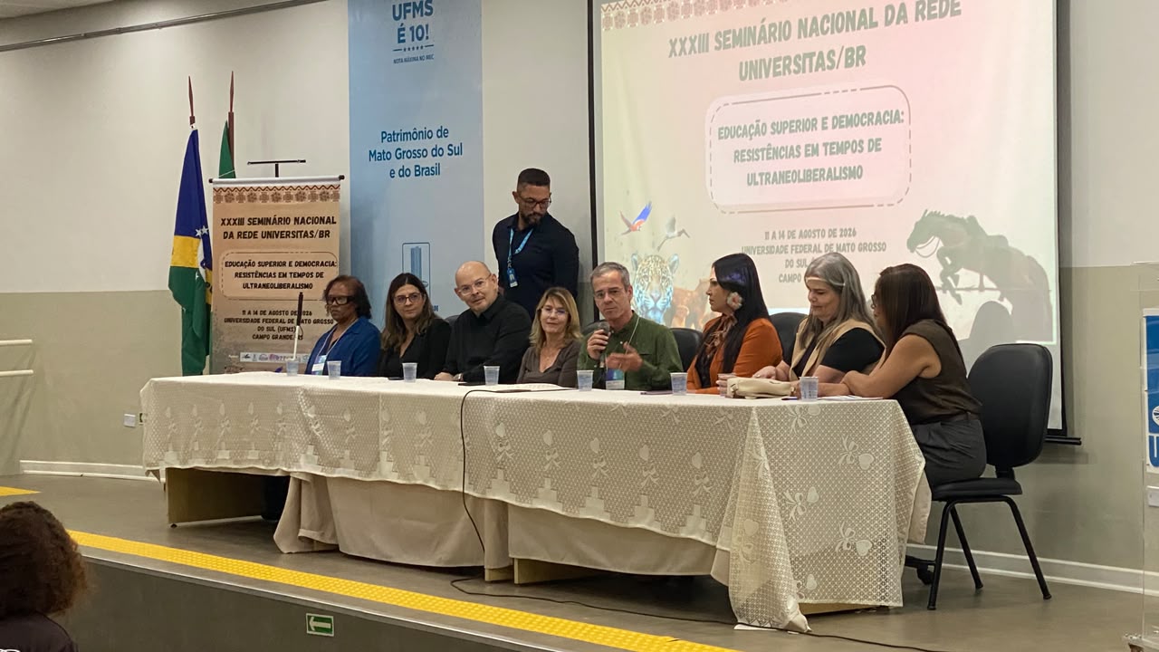 Adufms participa do 33º Seminário Nacional Universitas/Br com debates sobre educação superior e democracia