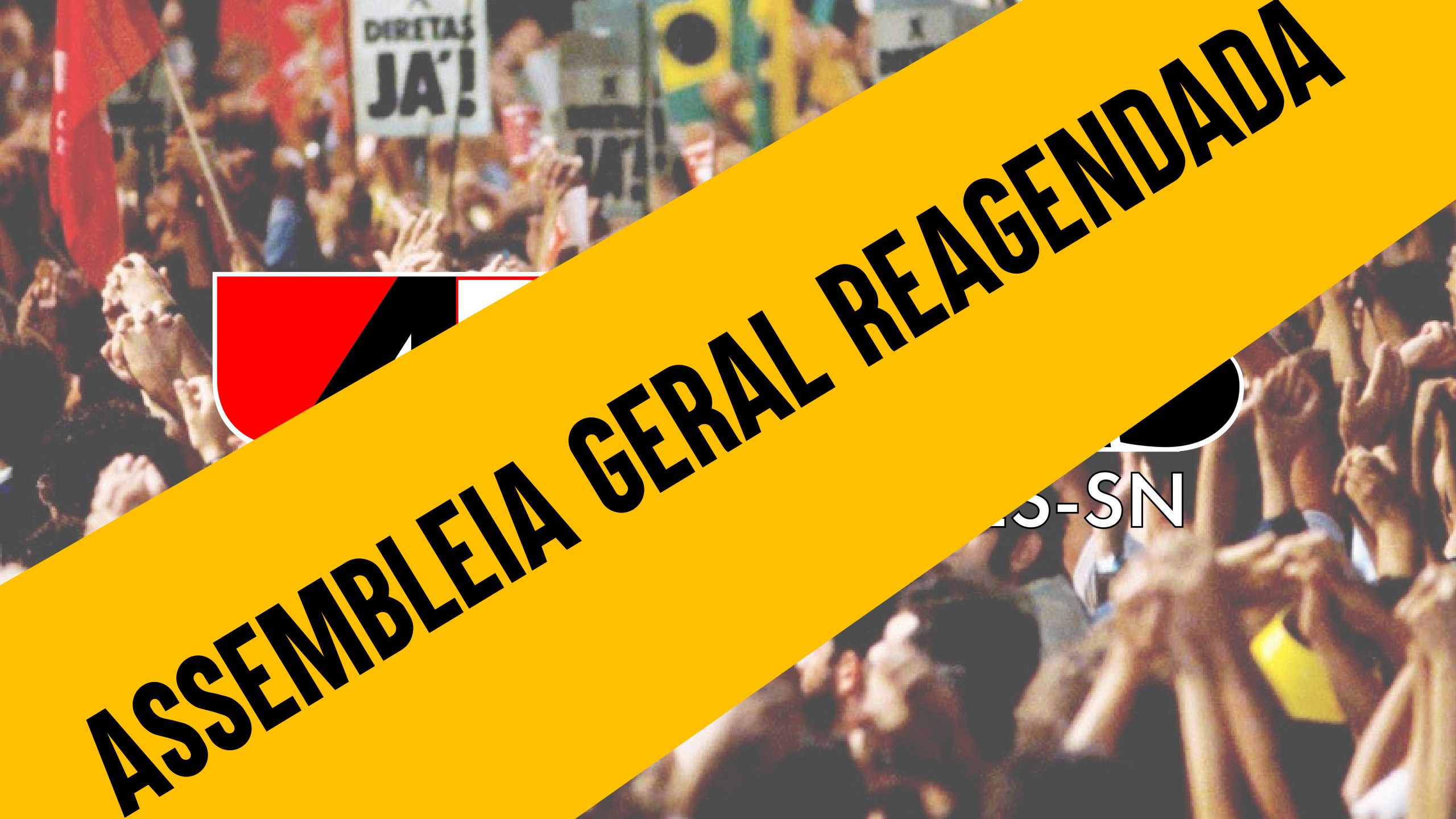 ASSEMBLEIA REAGENDADA: Por conta de adversidades climáticas, Assembleia Geral será realizada na próxima sexta-feira (25 de setembro)